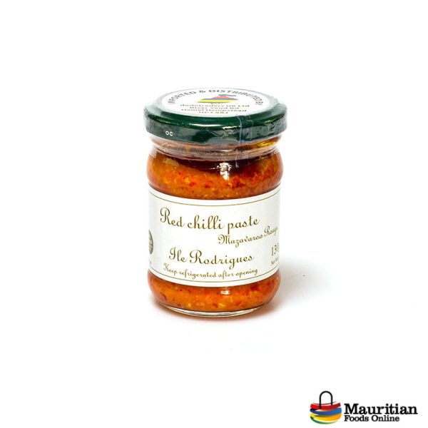 Red Chilli Paste Mazavaroo Rouge 110g - Ile Rodrigues