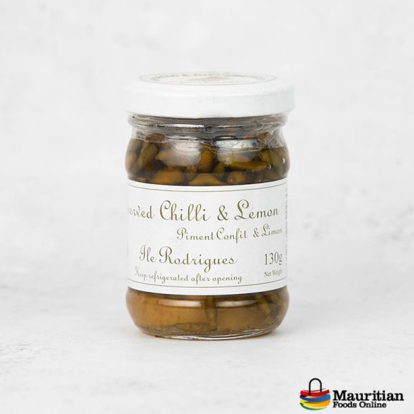 Piment Confit-Chilli & lemon  Ile Rodrigues 110g