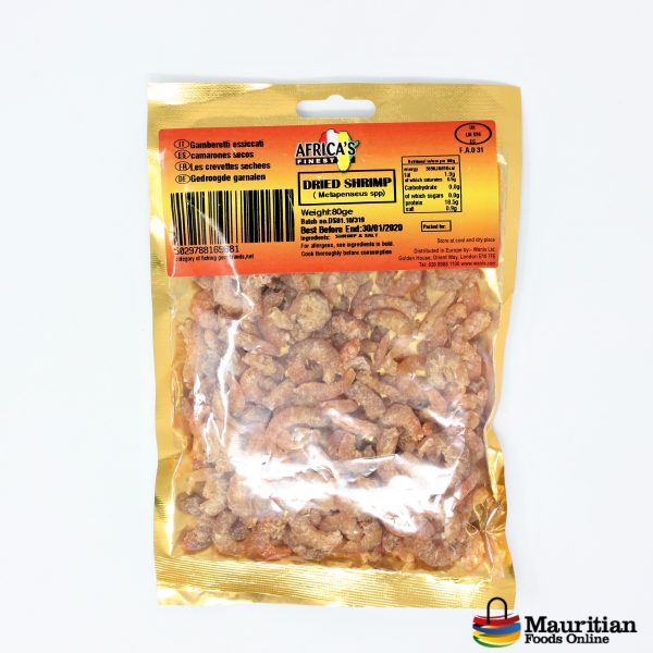 Dried Shrimp (Chevrettes Sek)