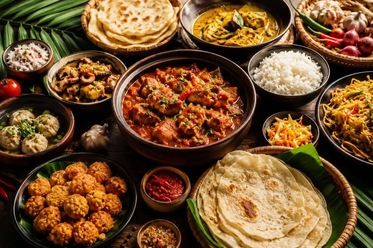 Authentic Mauritian Creole cuisine featuring Rougaille, Dholl Puri, Chicken Daube, Fish Vindaye, Gateau Piment and other traditional Mauritian dishes.